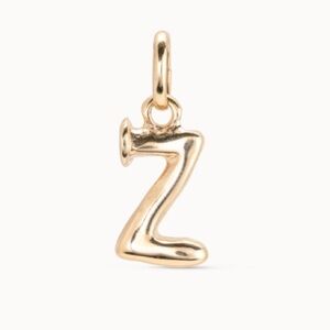 UNOde50 Gold Initial “Z” Charm Dame Una #CHA0052 - New with Tags